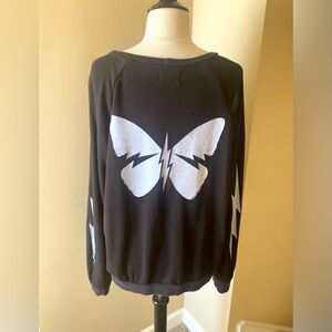Lauren Moshi Butterfly Sweatshirt - Medium